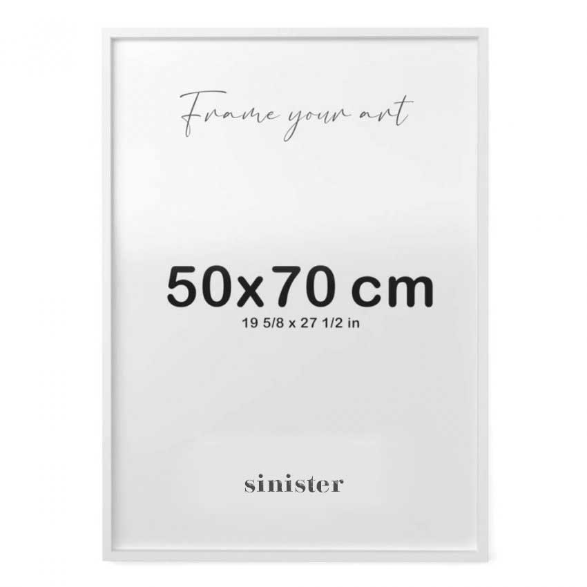 Cornice per poster - 50x70 cm - Bianco