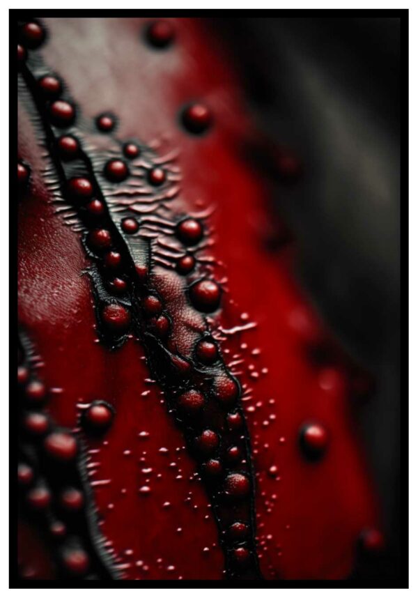 abstract red poster