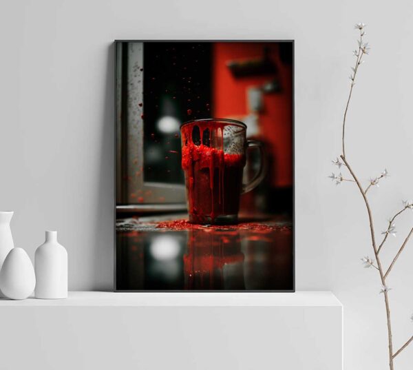 blood drink poster