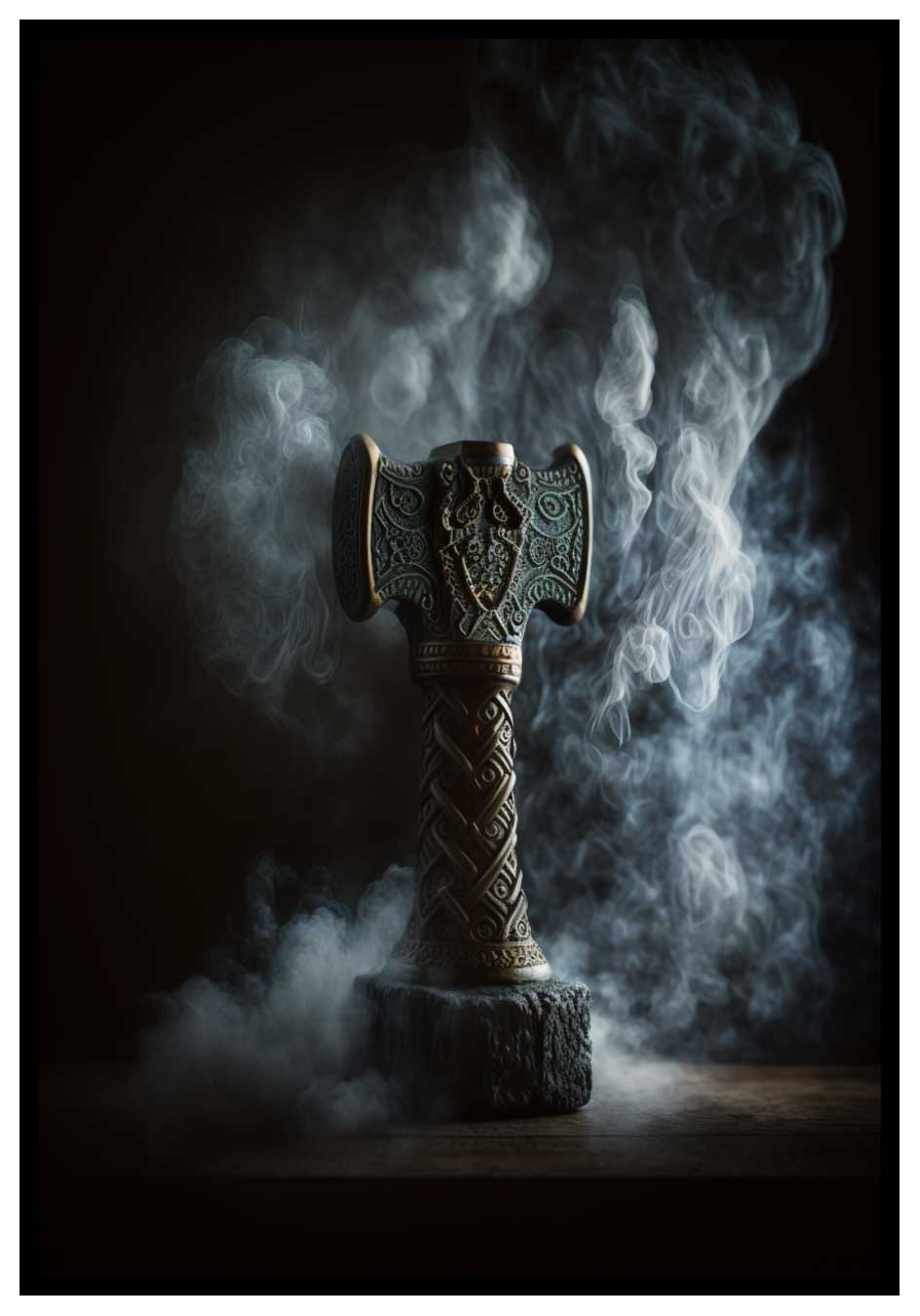 Il martello di Thor - poster in antico norvegese 