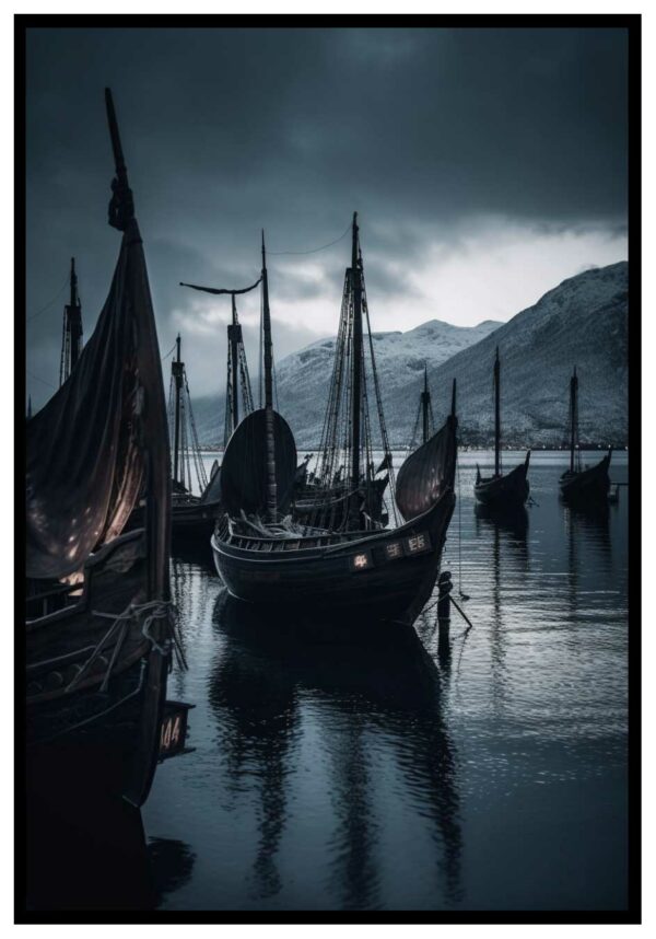 Vikingaskepp poster