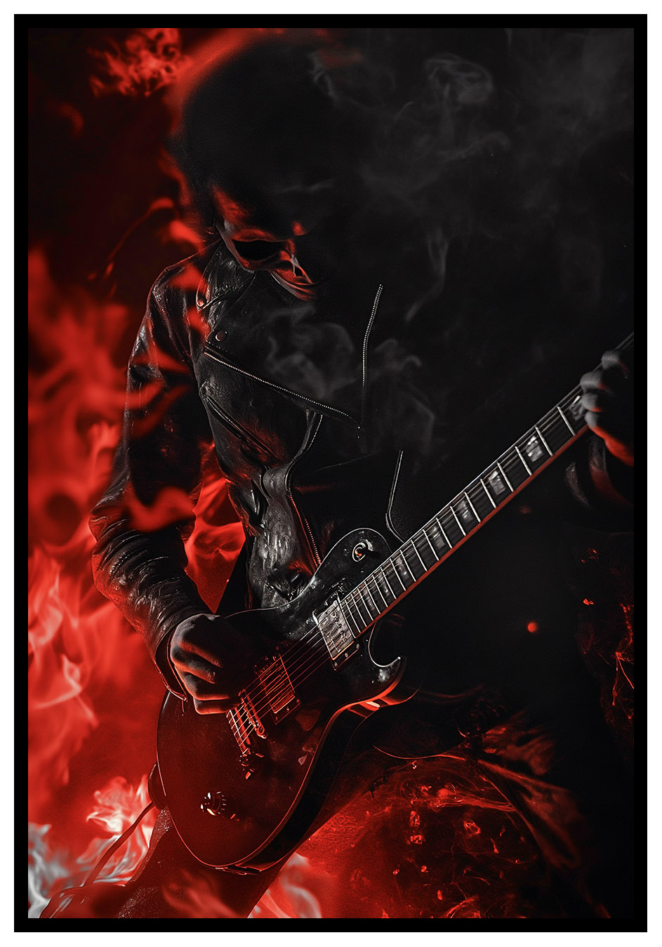 cartel de instrumentos de metal